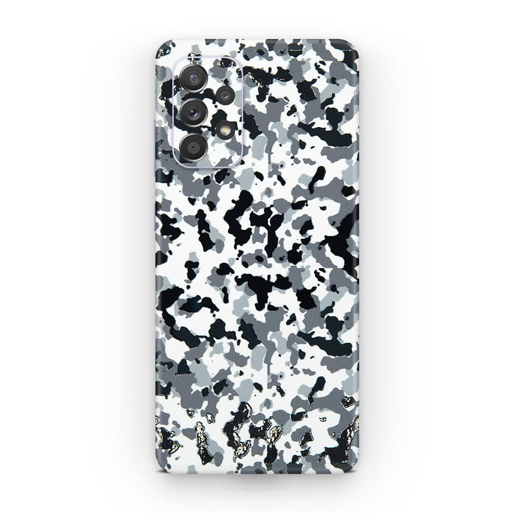 Galaxy a52 snow camo 3d skin wrapitskin