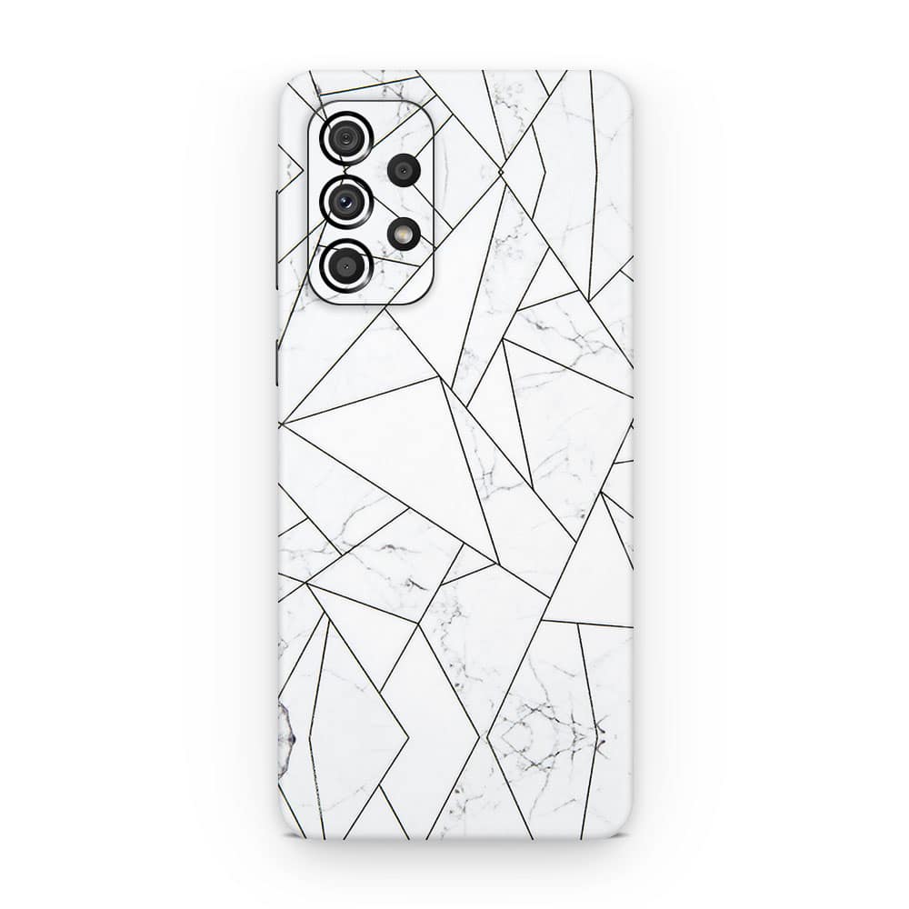 Galaxy a73 5g marble grid 3d skin wrapitskin