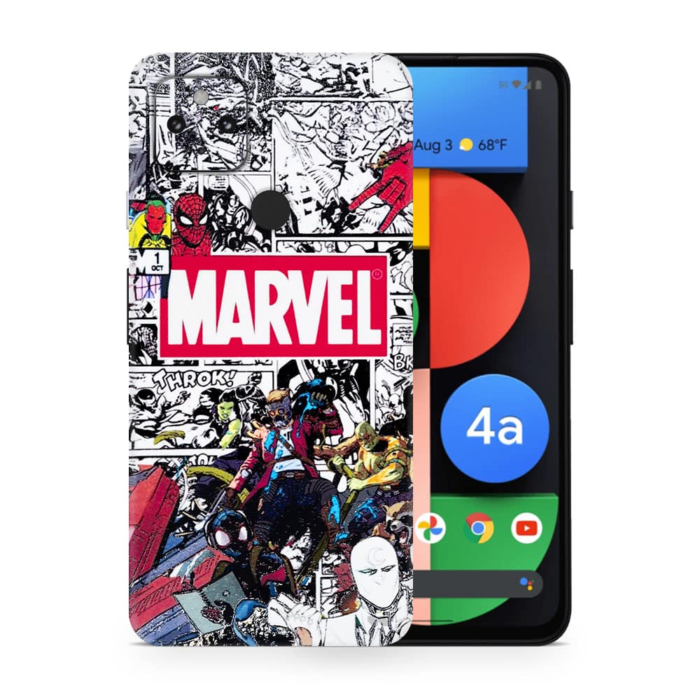 Pixel 4a 5g marvel universe 3d skin wrapitskin