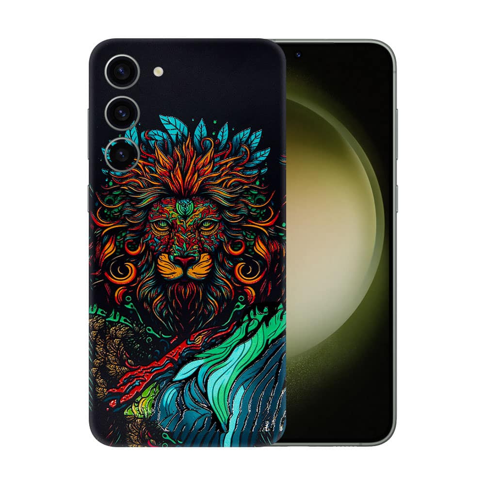 Galaxy s23 plus fierce lion 3d skin wrapitskin