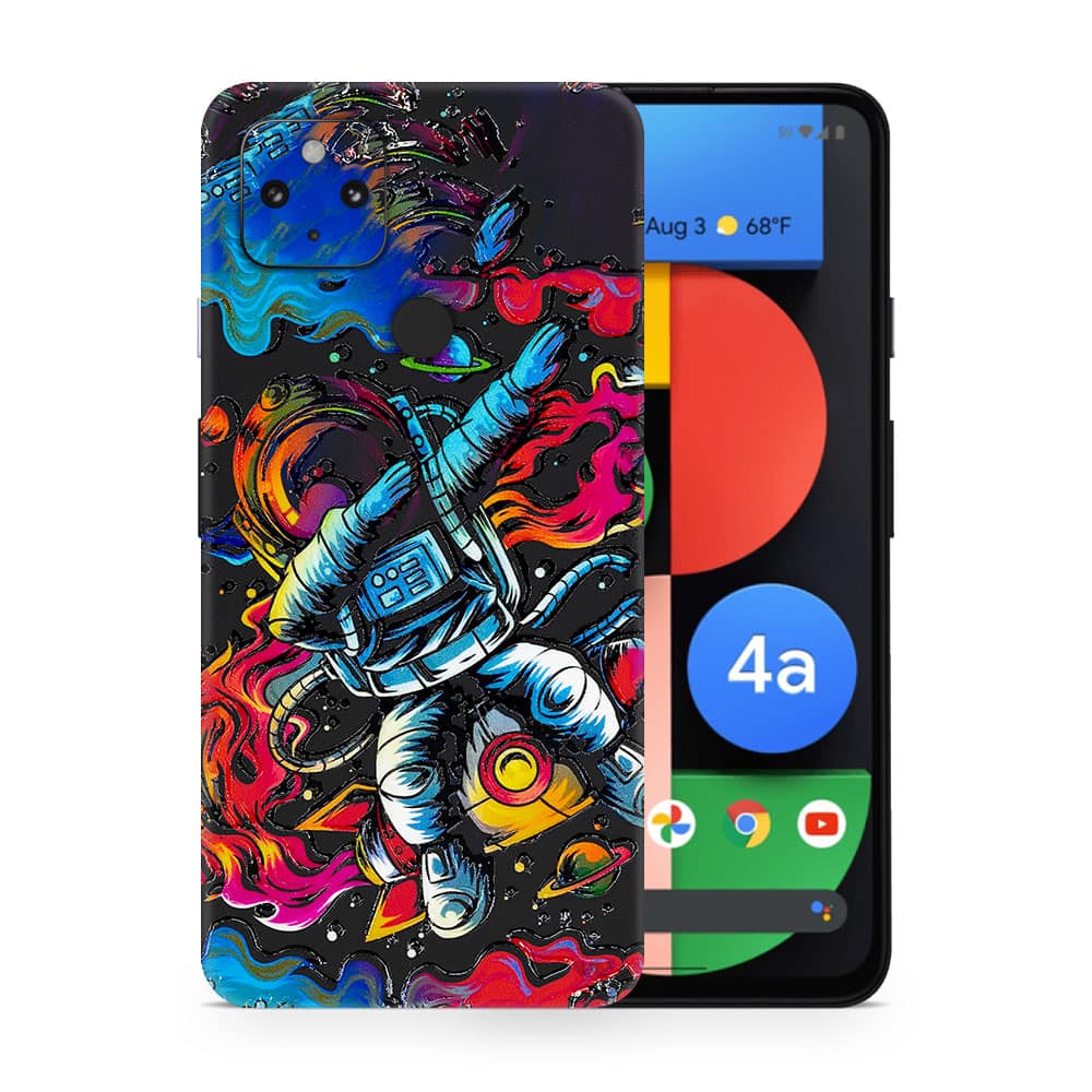 Pixel 4a 5g trippy astronaut 3d skin wrapitskin