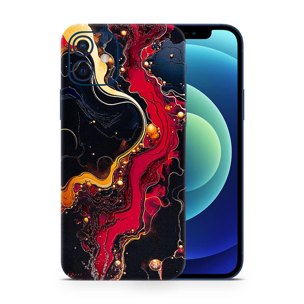 Iphone 12 volcanic vibe 3d skin wrapitskin