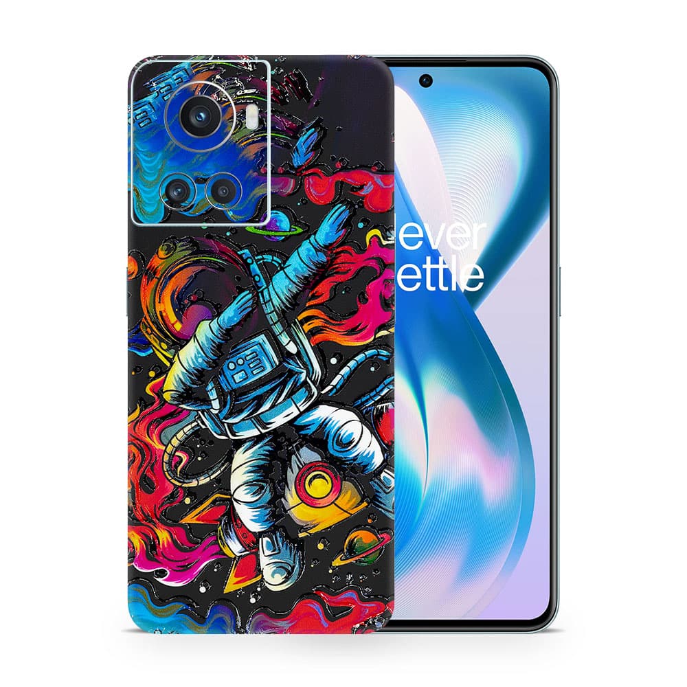 Oneplus 10r trippy astronaut 3d skin wrapitskin