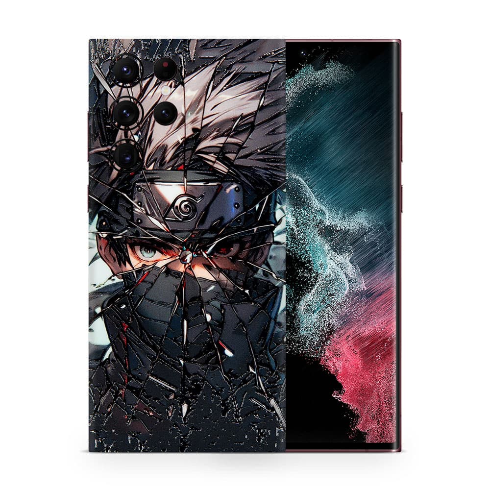 Galaxy s22 ultra broken hero 3d skin wrapitskin