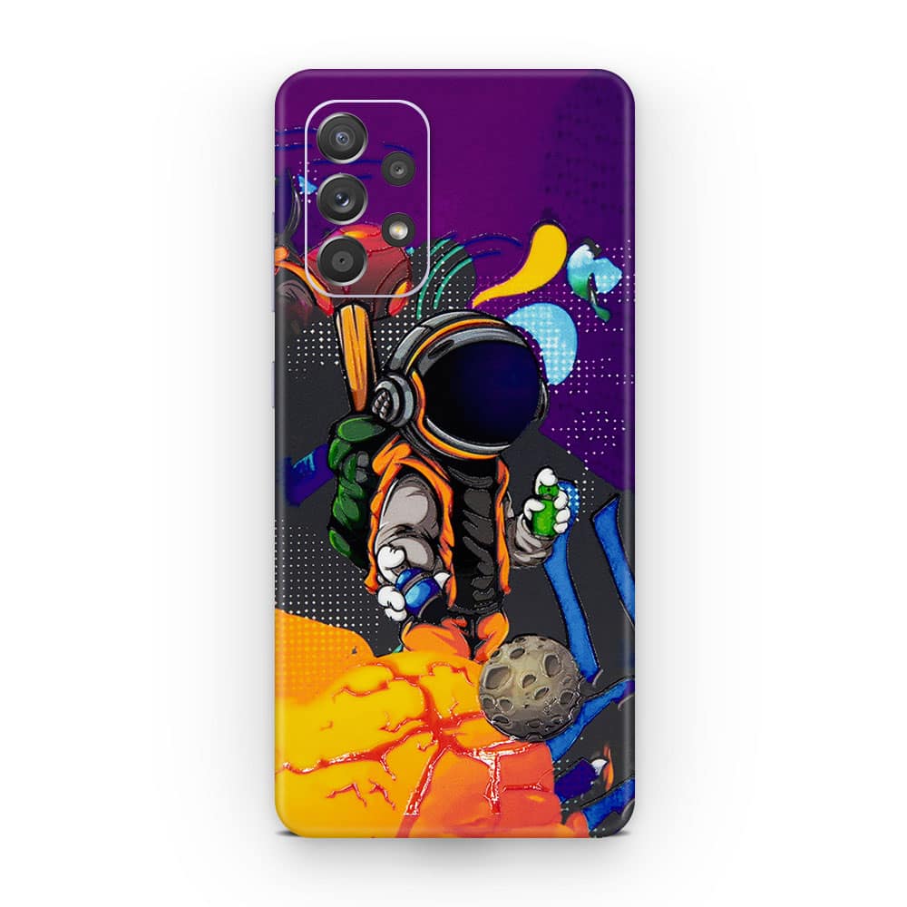 Galaxy a52 space doodler 3d skin wrapitskin