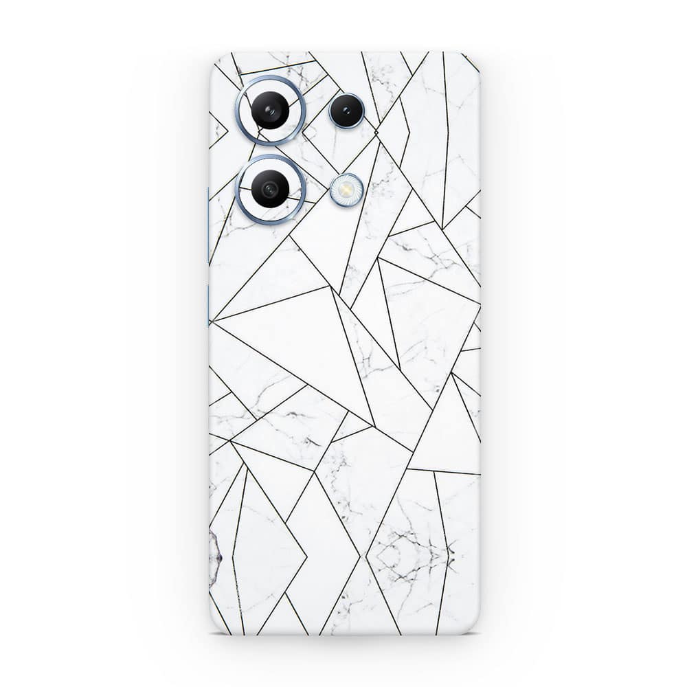 Redmi note 13 4g marble grid 3d skin wrapitskin