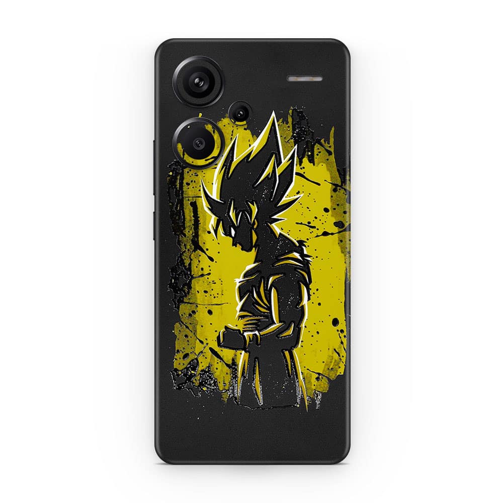 Redmi note 13 pro plus goku spirit 3d skin wrapitskin