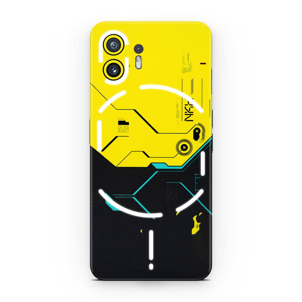 Nothing phone 2 cyberpunk city 3d skin wrapitskin