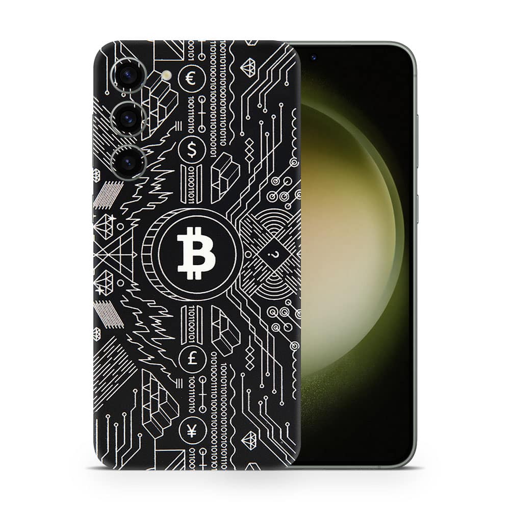 Galaxy s23 bitcoin 3d skin wrapitskin