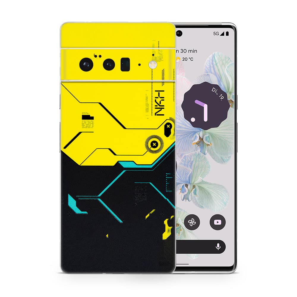 Pixel 6 pro cyberpunk city 3d skin wrapitskin