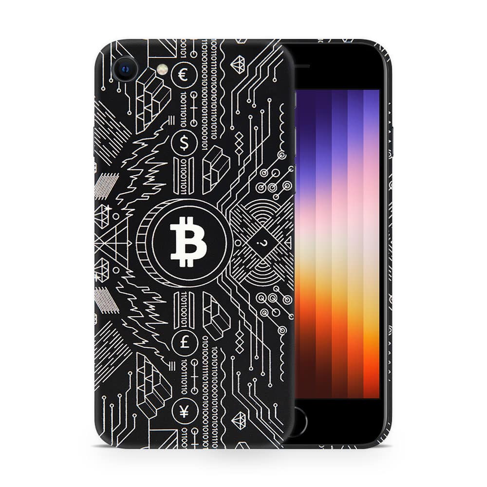 Iphone se 2022 bitcoin 3d skin wrapitskin