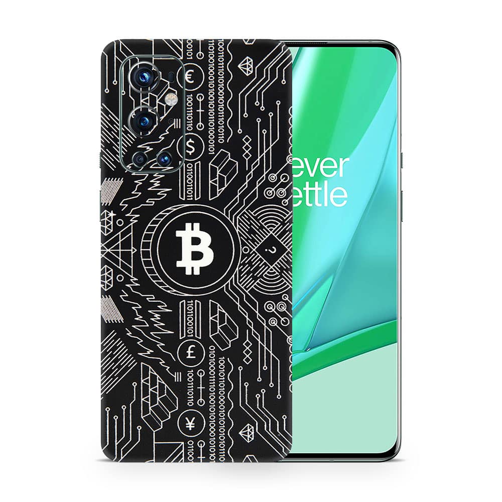Oneplus 9 pro bitcoin 3d skin wrapitskin