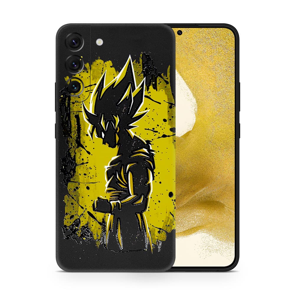 Galaxy s22 goku spirit 3d skin wrapitskin