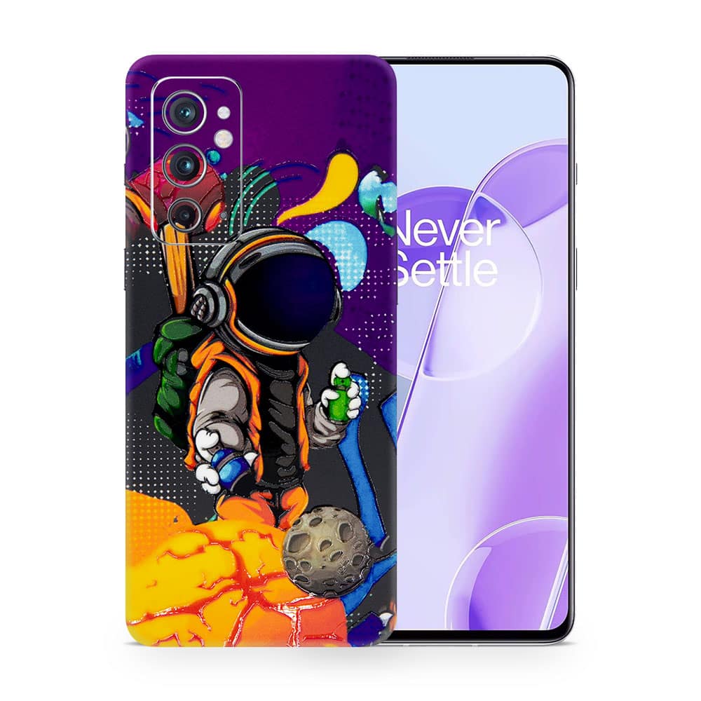 Oneplus 9rt space doodler 3d skin wrapitskin