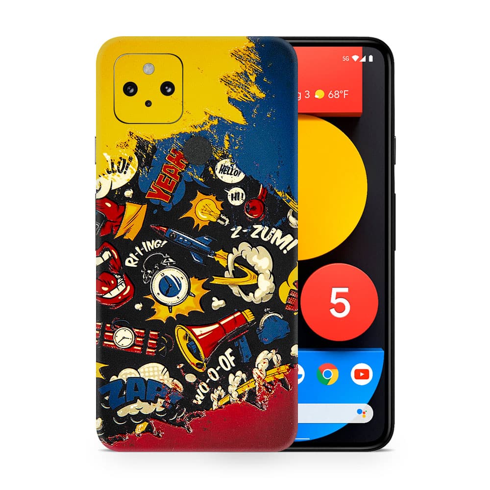 Pixel 5 pop art 3d skin wrapitskin