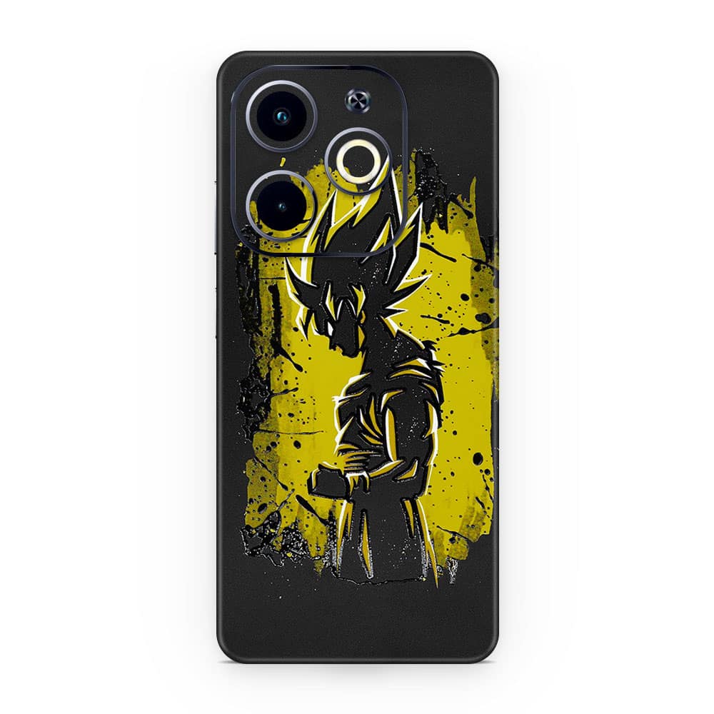 Infinix hot 40i goku spirit 3d skin wrapitskin
