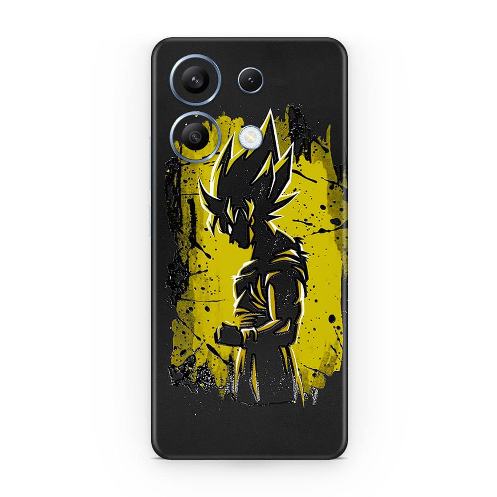 Redmi note 13 4g goku spirit 3d skin wrapitskin