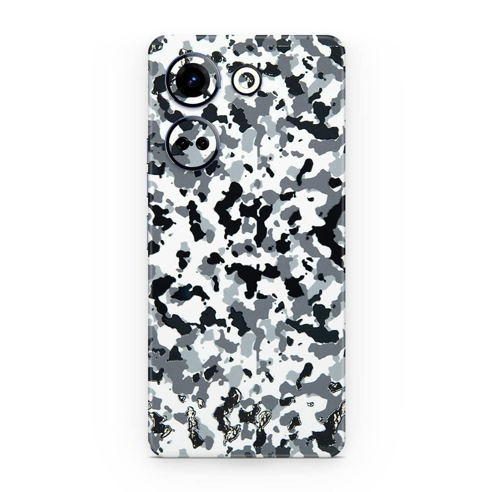 Camon 20 pro snow camo 3d skin wrapitskin