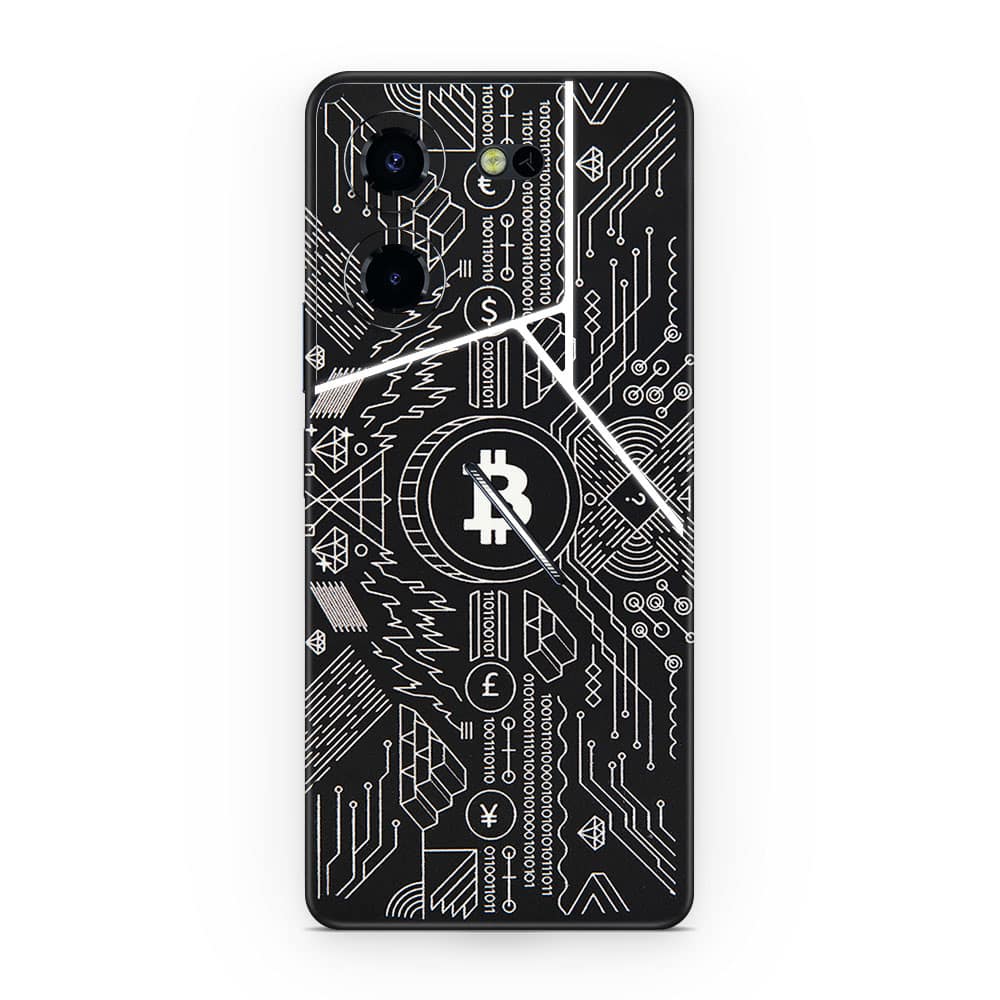 Pova 5 pro 5g bitcoin 3d skin wrapitskin