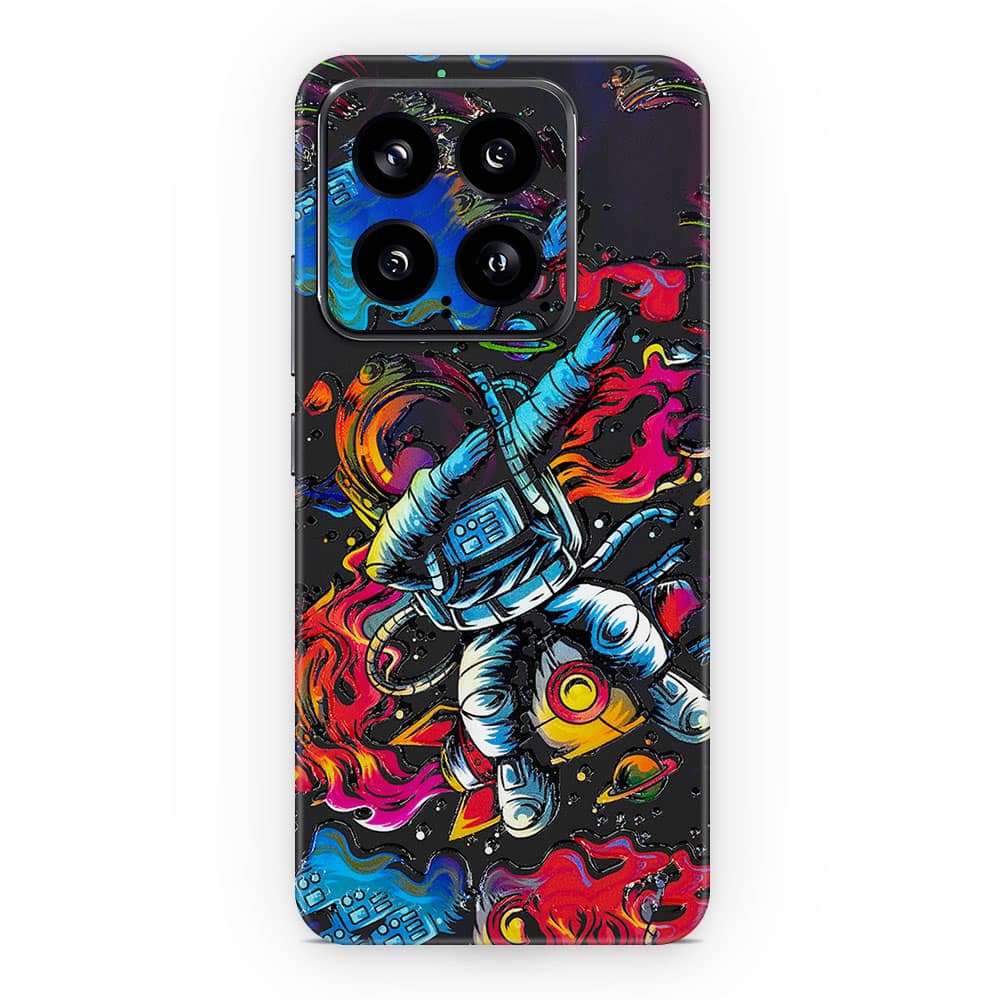 Xiaomi 14 5g trippy astronaut 3d skin wrapitskin