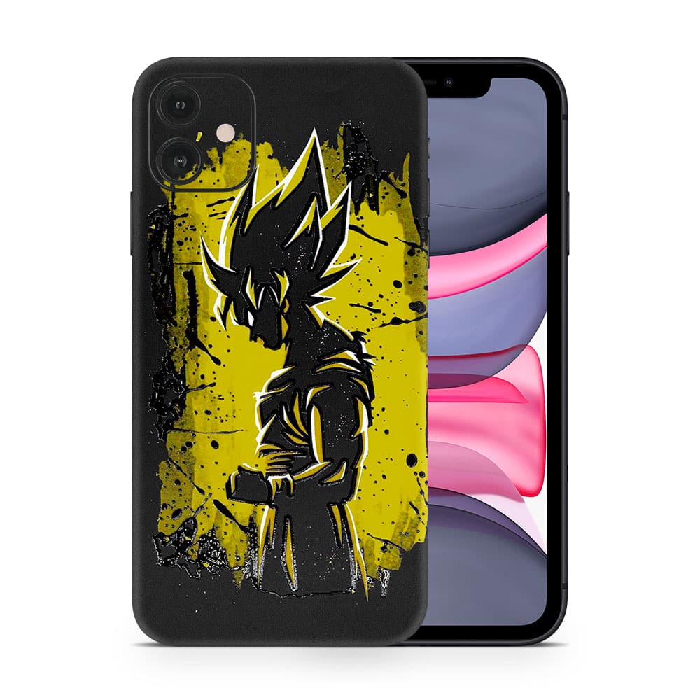 Iphone 11 goku spirit 3d skin wrapitskin