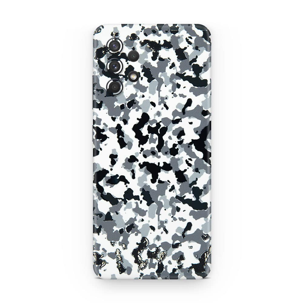 Galaxy a32 snow camo 3d skin wrapitskin