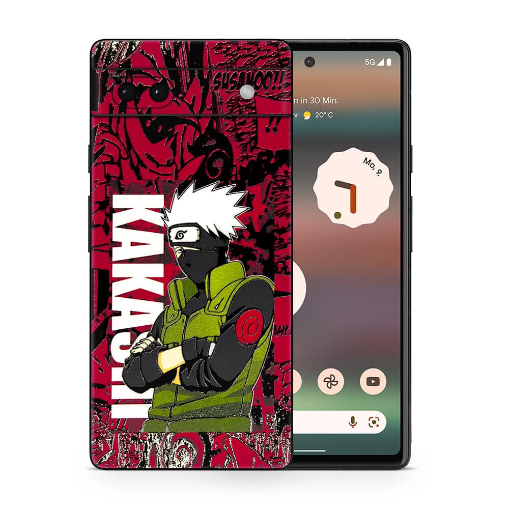 Pixel 6a kakashi sensei 3d skin wrapitskin