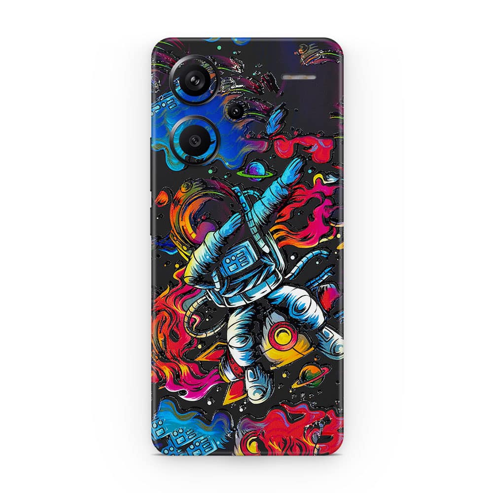 Redmi note 13 pro plus trippy astronaut 3d skin wrapitskin