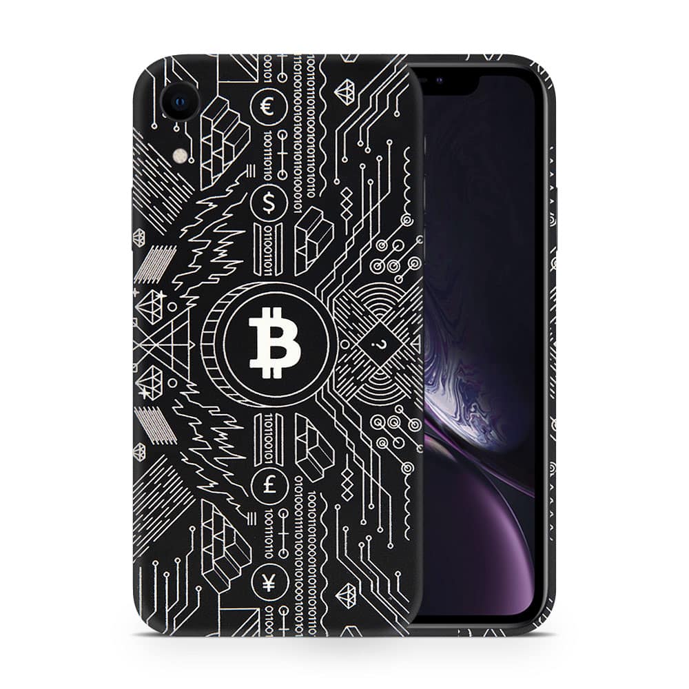 Iphone xr bitcoin 3d skin wrapitskin