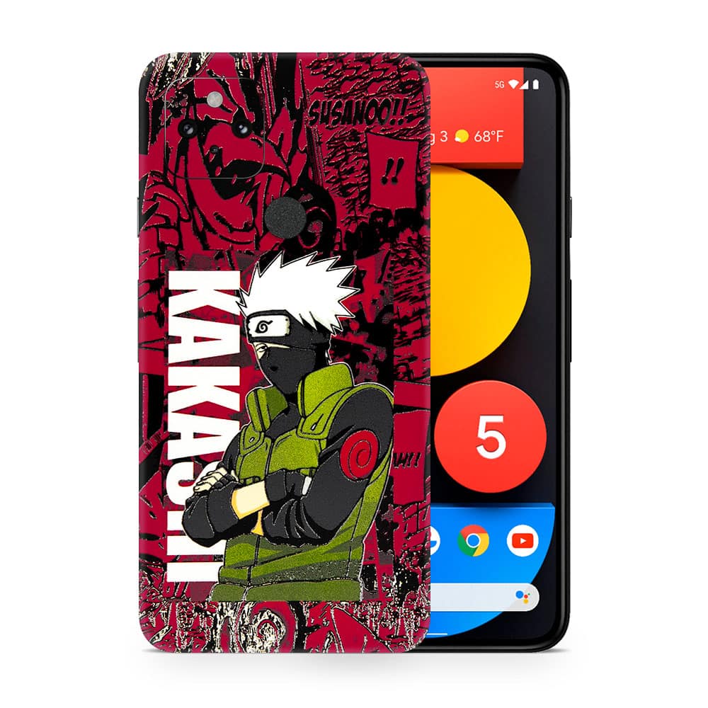 Pixel 5 kakashi sensei 3d skin wrapitskin