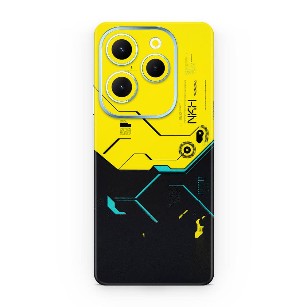 Infinix hot 40 cyberpunk city 3d skin wrapitskin