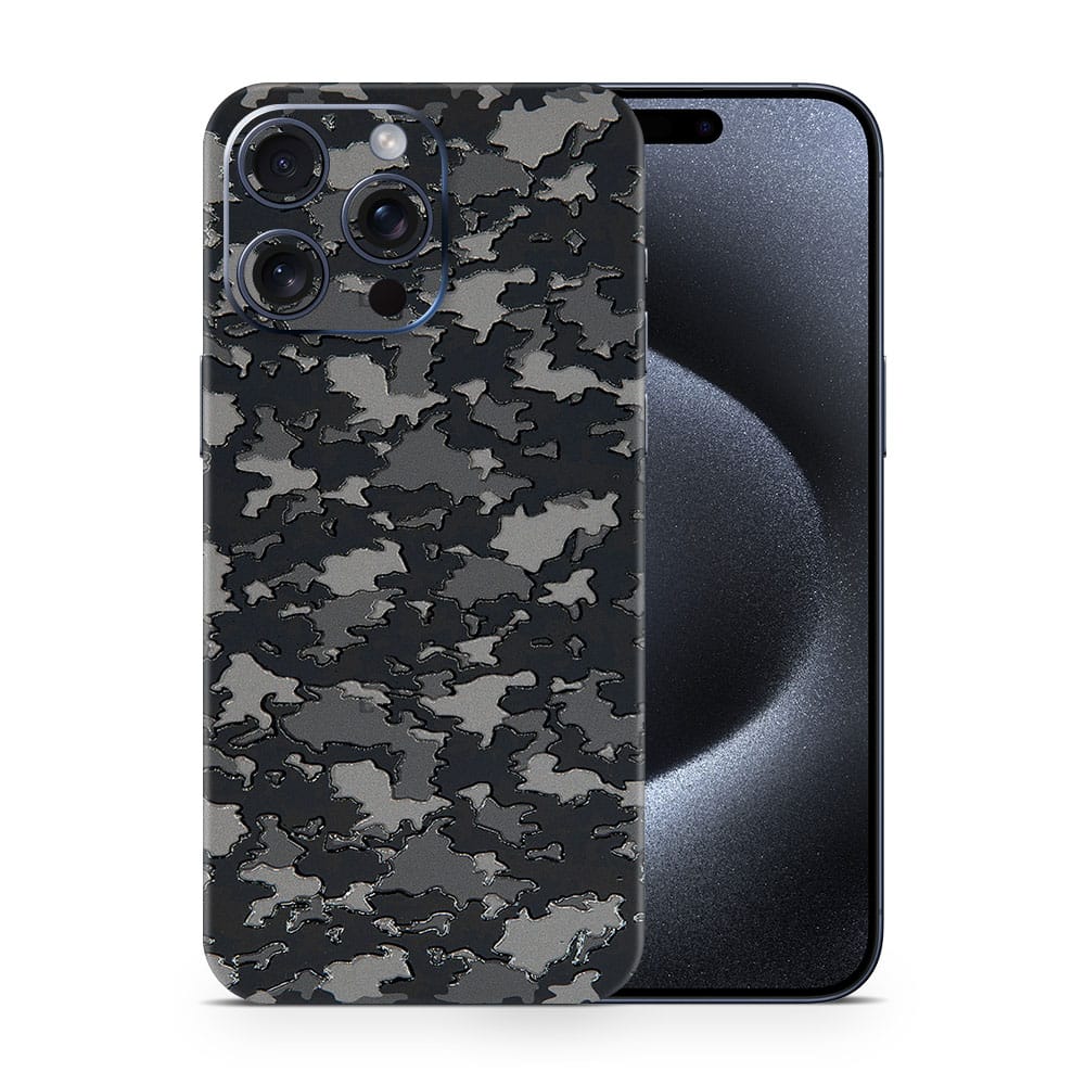 Iphone 15 pro max military camo 3d skin wrapitskin