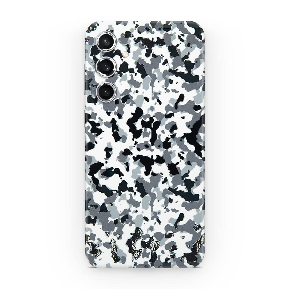Galaxy s23 fe snow camo 3d skin wrapitskin