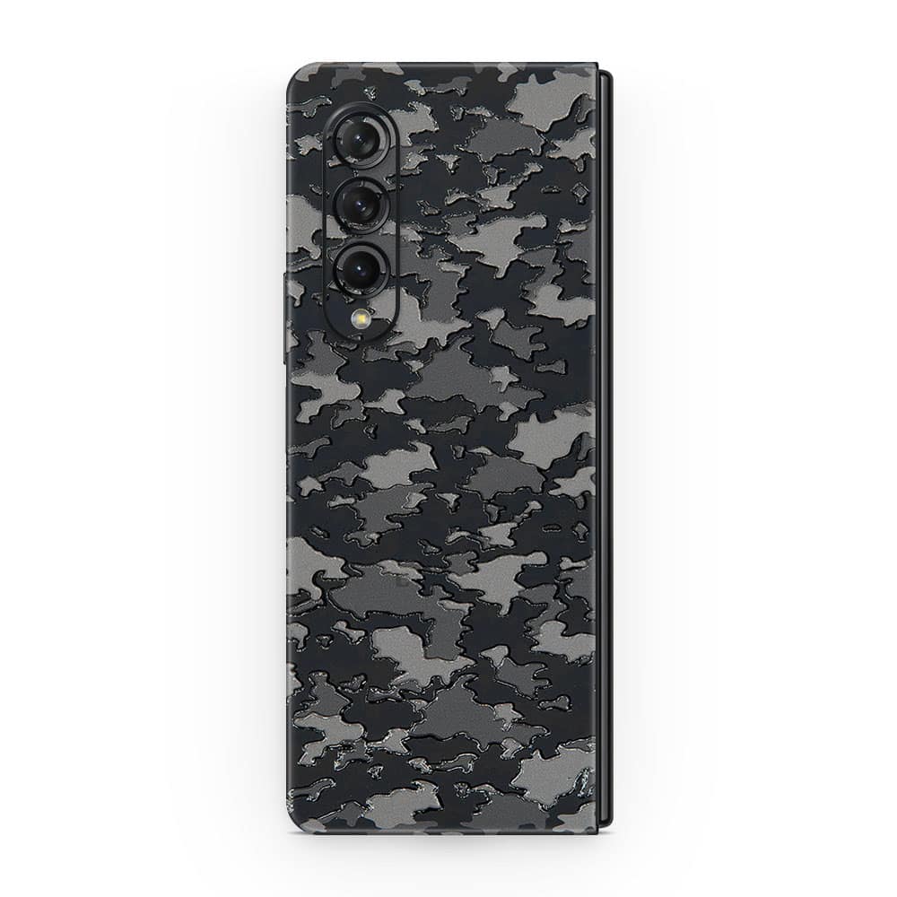 Galaxy z fold 3 military camo 3d skin wrapitskin