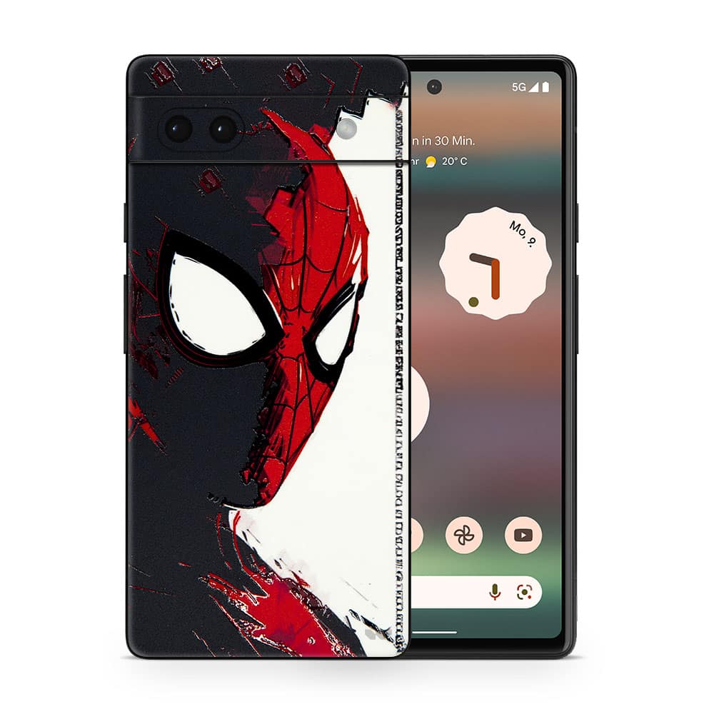 Pixel 6a symbiote surprise 3d skin wrapitskin