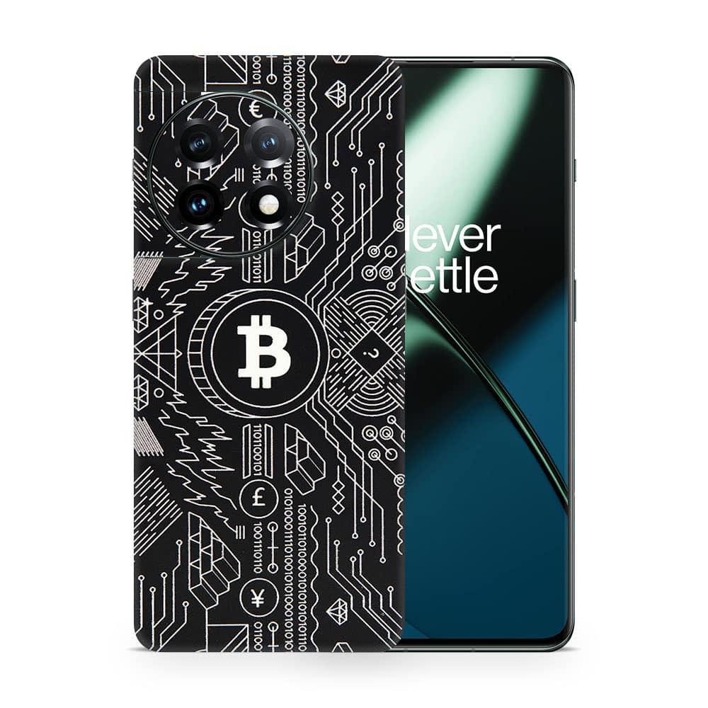 Oneplus 11 bitcoin 3d skin wrapitskin