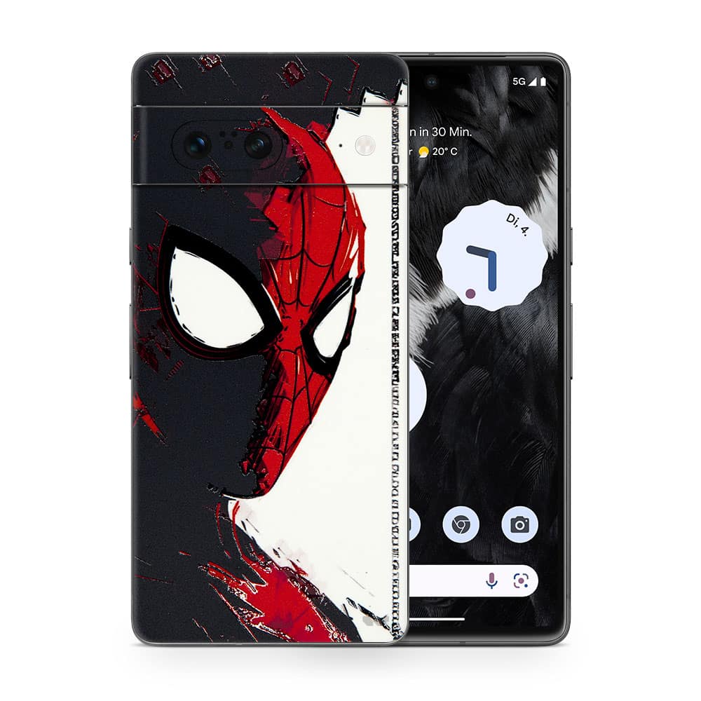 Pixel 7 symbiote surprise 3d skin wrapitskin