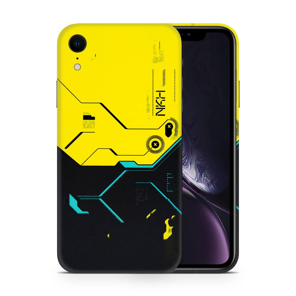 Iphone xr cyberpunk city 3d skin wrapitskin