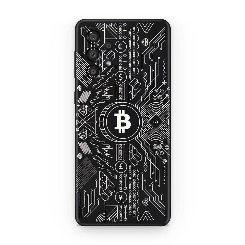 Galaxy a33 5g bitcoin 3d skin wrapitskin