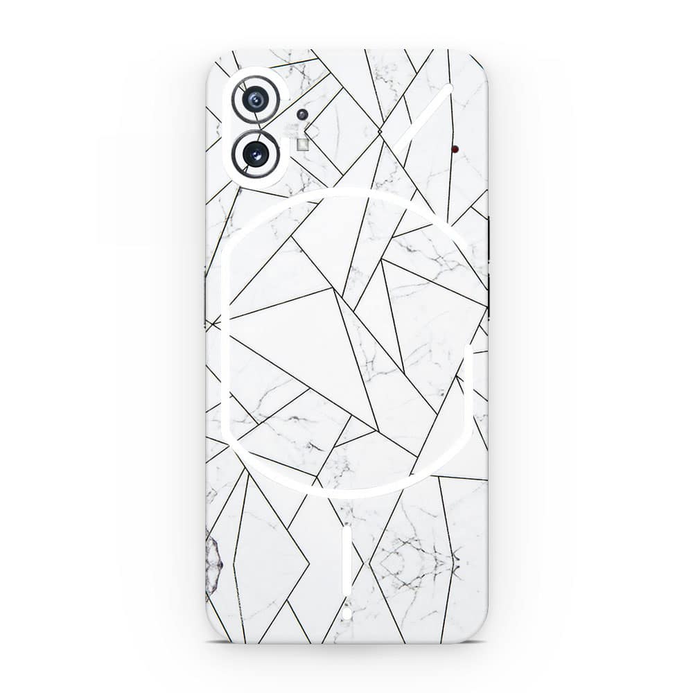 Nothing phone 1 marble grid 3d skin wrapitskin
