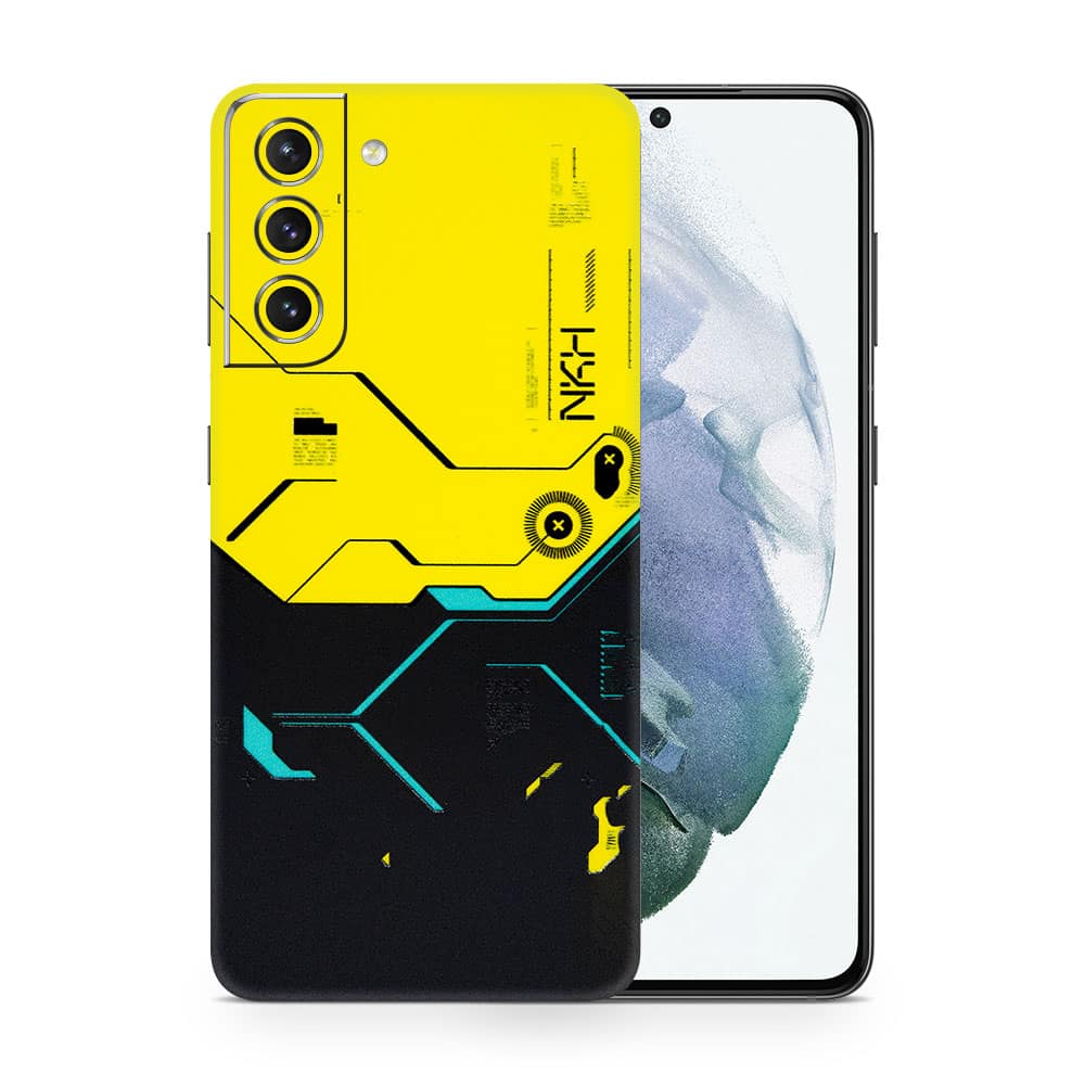 Galaxy s21 cyberpunk city 3d skin wrapitskin