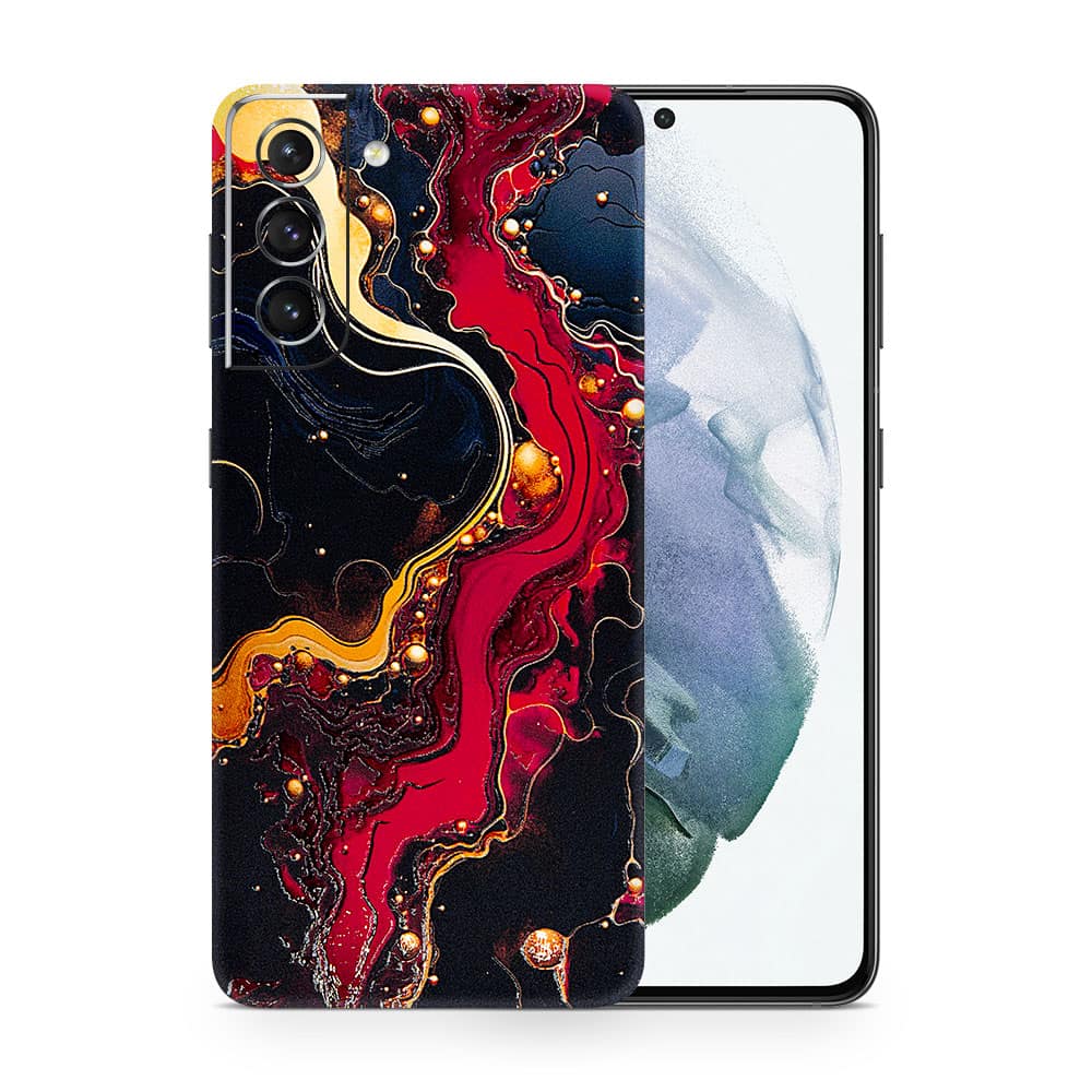 Galaxy s21 volcanic vibe 3d skin wrapitskin