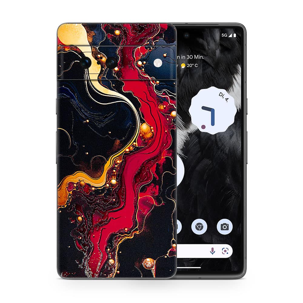Pixel 7 volcanic vibe 3d skin wrapitskin