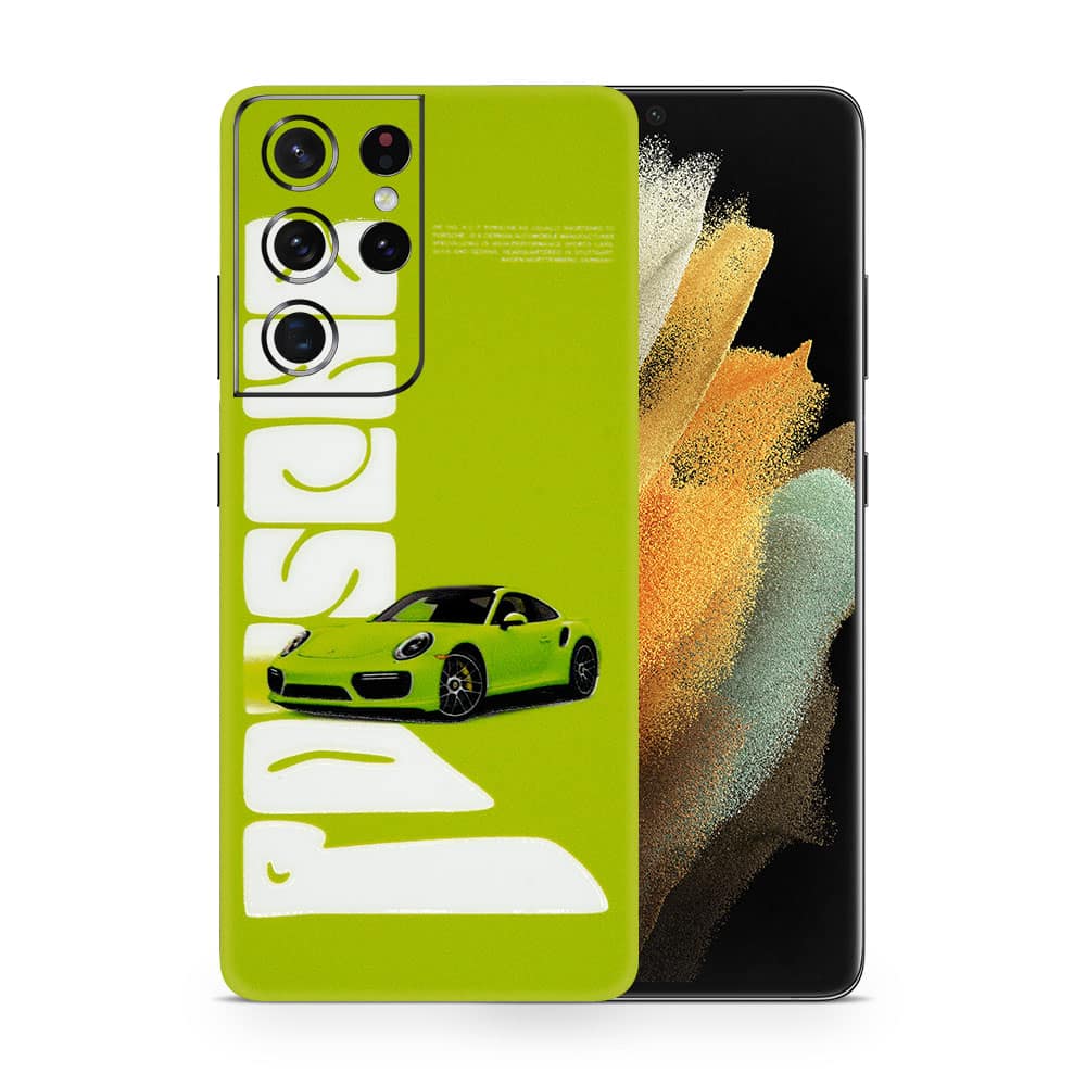 Galaxy s21 ultra 911 turbo 3d skin wrapitskin