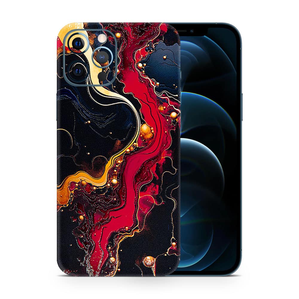 Iphone 12 pro max volcanic vibe 3d skin wrapitskin
