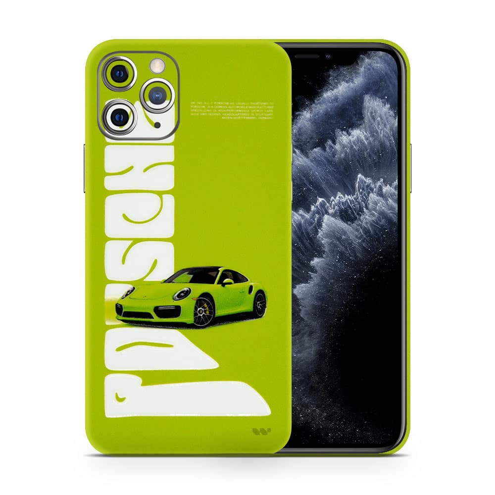 Iphone 11 pro max 911 turbo 3d skin wrapitskin