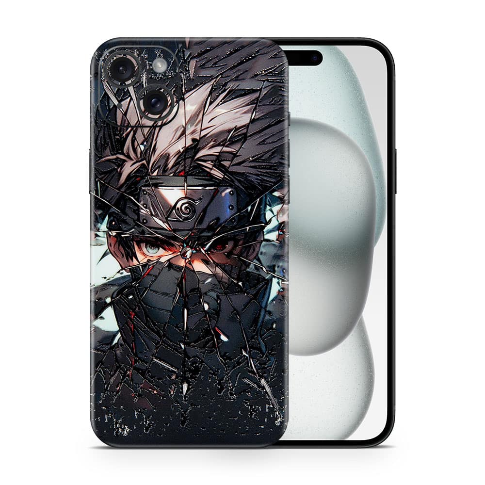 Iphone 15 plus broken hero 3d skin wrapitskin