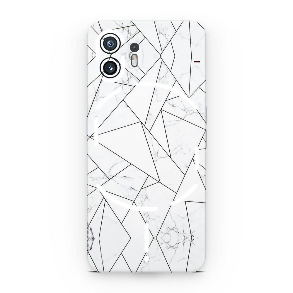 Nothing phone 2 marble grid 3d skin wrapitskin
