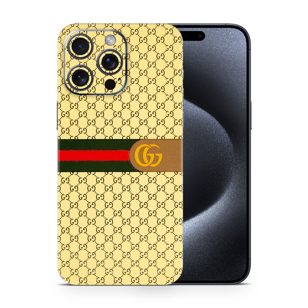 Iphone 15 pro max guccio gucci 3d skin wrapitskin