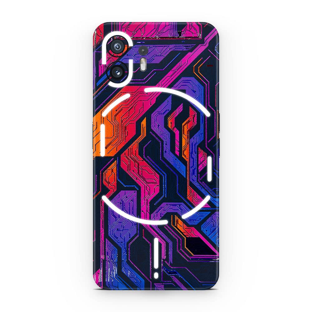 Nothing phone 2 neuromatrix 3d skin wrapitskin